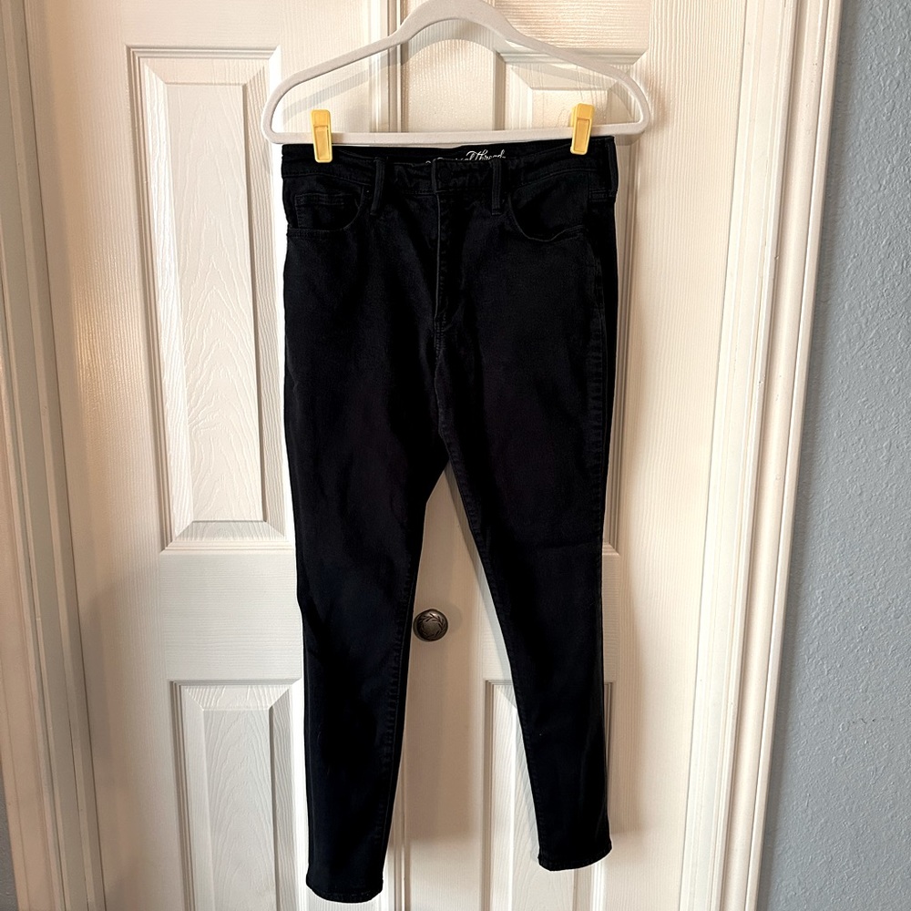 Universal Thread High Rise Skinny Black Jeans Size 10